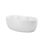 Zitta WAVE TWV6733FA001 - Freestanding bathtub 66 1/2 in glossy white