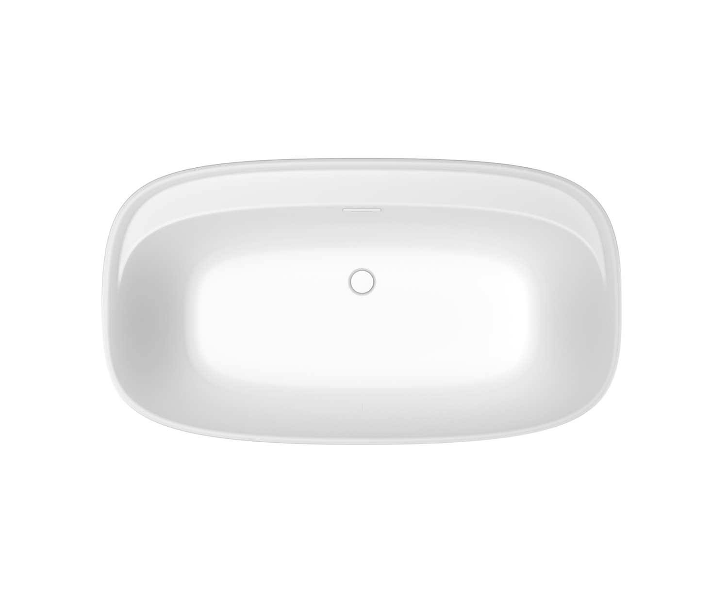 maax-106994-000-002-3 Fontana 58 x 32 AcrylX Freestanding Center Drain Bathtub in White with White Skirt