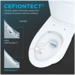 Toto CST646CEMFGNAT40#01 - Aquia IV 0.9 / 1.28 GPF Dual Flush One Piece Elongated Toilet - Image 3