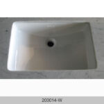 BOSCO 200014W Ceramic Vanity Series 18″ Bathroom Sink