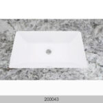 BOSCO 200043 Ceramic Vanity Series 20″ ADA Bathroom Sink