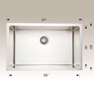 BOSCO 202217 Plus Laundry Sinks 27″ Kitchen Sink