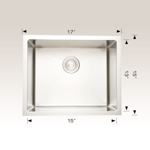 203340C BOSCO 203340C Commercial Series 17″ Kitchen Sink