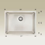 BOSCO 207114 Standard Series 23″ Kitchen Sink