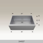 BOSCO 244027 Textured Titanium Series 27″ Kitchen