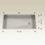 BOSCO 244040 Textured Titanium Series 40″ Kitchen