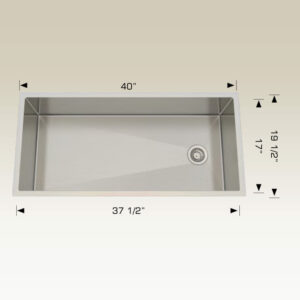 BOSCO 244040 Textured Titanium Series 40″ Kitchen
