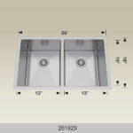 BOSCO 261829 Textured Standard Series 29″ Kitchen Sink