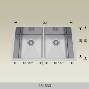 BOSCO 261830 Textured Standard Series 30″ Kitchen Sink