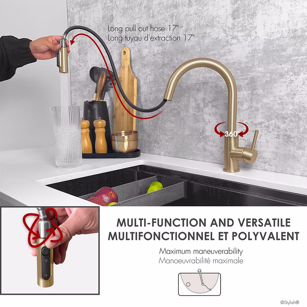 7f25f4_42274c8fb6c6402680f120a9b4b31ed0~mv2 STYLISH K-131GR MODENA Single Handle Kitchen Faucet - Image 9