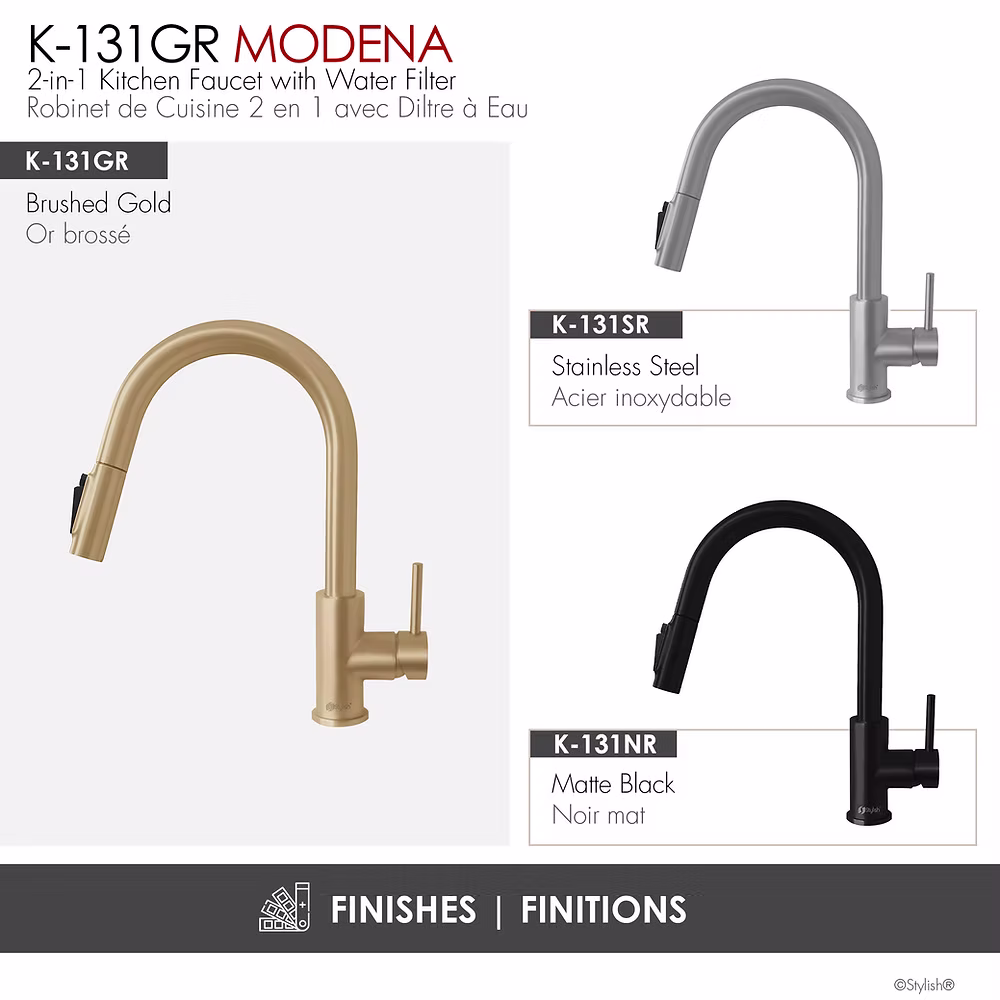 7f25f4_d2967078eed44ac086032838540aef30~mv2 STYLISH K-131GR MODENA Single Handle Kitchen Faucet - Image 14