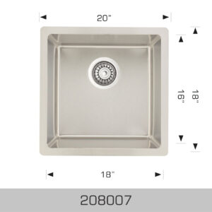 BOSCO 208007 Builder Series 20″ Kitchen Sink