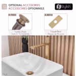 STYLISH B-122G NESSA Bathroom Vessel Sink Faucet - Image 4