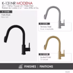 STYLISH K-131NR MODENA Single Handle Kitchen Faucet - Image 13
