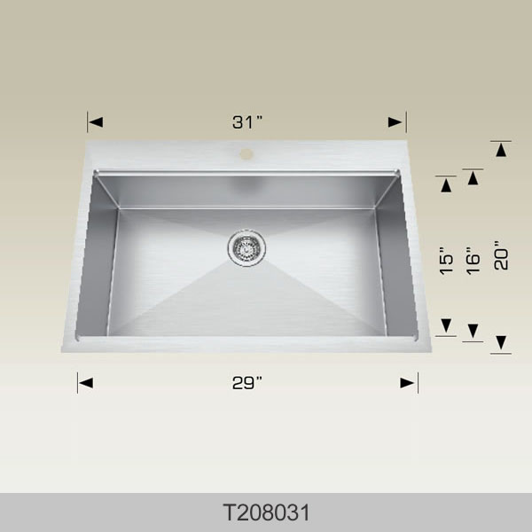 t208031 BOSCO T208031 Standard Series Plus 31″ Kitchen Sink