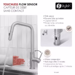 Stylish K-150SM GELA Single Handle Touchless Kitchen Faucet - Image 4