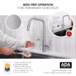 Stylish K-150SM GELA Single Handle Touchless Kitchen Faucet - Image 9