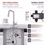 Stylish K-150SM GELA Single Handle Touchless Kitchen Faucet - Image 11