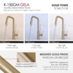 STYLISH GELA K-150GM Single Handle Kitchen Faucet