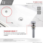 STYLISH P-200-2 CHIC 20-inch Undermount Bathroom Sink
