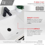 STYLISH P-200U CHIC 20-inch Undermount Bathroom Sink