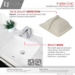 STYLISH P-200U CHIC 20-inch Undermount Bathroom Sink