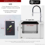 STYLISH A-918KIT Workstation Black Accessories Kit - Image 4