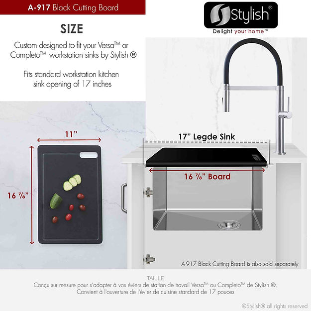 STYLISH A-918KIT Workstation Black Accessories Kit (3) STYLISH A-918KIT Workstation Black Accessories Kit - Image 4