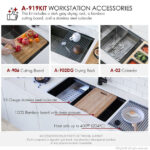 STYLISH A-919KIT Workstation Black Accessories Kit - Image 5