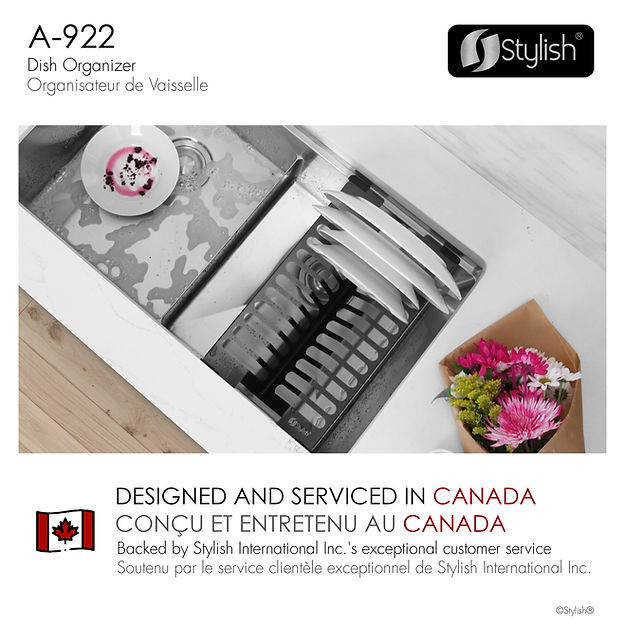 STYLISH A-922 Over The Sink Dish Organizer Kitchen Accessories (8) STYLISH A-922 Over The Sink Dish Organizer Kitchen Accessories - Image 10