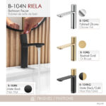 STYLISH B-104N RIELA Modern Bathroom Basin Sink Faucet - Image 4