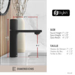 STYLISH B-104N RIELA Modern Bathroom Basin Sink Faucet - Image 5