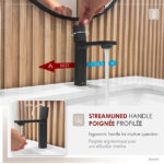 STYLISH B-104N RIELA Modern Bathroom Basin Sink Faucet - Image 9