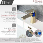 STYLISH B111GD700G LUVIA Bathroom Faucet & Drain - Image 7