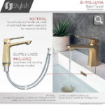 STYLISH B111GD700G LUVIA Bathroom Faucet & Drain - Image 8