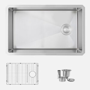 STYLISH C128 AZUNI 28 LYON Single Bowl Kitchen Sink