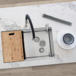 STYLISH C131L AZUNI 30" Reversible Workstation Kitchen Sink ( OPEN BOX ) - Image 13