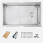 STYLISH C131L AZUNI 30 Reversible Workstation Kitchen Sink