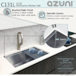 STYLISH C131L AZUNI 30" Reversible Workstation Kitchen Sink ( OPEN BOX ) - Image 7