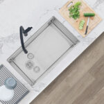 STYLISH C131L AZUNI 30" Reversible Workstation Kitchen Sink ( OPEN BOX ) - Image 8