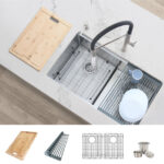 STYLISH C228L AZUNI 28-inch Workstation Kitchen Sink OPEN BOX A - Image 2