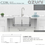 STYLISH C228L AZUNI 28-inch Workstation Kitchen Sink OPEN BOX A - Image 9