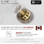 STYLISH D-700B2 Pop-Up Bathroom Sink Drains Set - Image 11