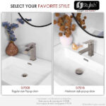 STYLISH D-700B2 Pop-Up Bathroom Sink Drains Set - Image 8
