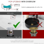 STYLISH D-700C2 Pop-Up Bathroom Sink Drains Set - Image 11