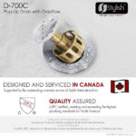 STYLISH D-700C2 Pop-Up Bathroom Sink Drains Set - Image 5