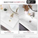 STYLISH D-700G2 Pop-Up Bathroom Sink Drains Set - Image 4