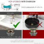 STYLISH D-700G2 Pop-Up Bathroom Sink Drains Set - Image 9