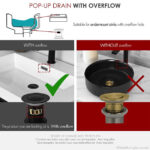 STYLISH D-700N2 Pop-Up Bathroom Sink Drains Set - Image 6