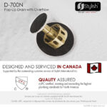 STYLISH D-700N2 Pop-Up Bathroom Sink Drains Set - Image 10